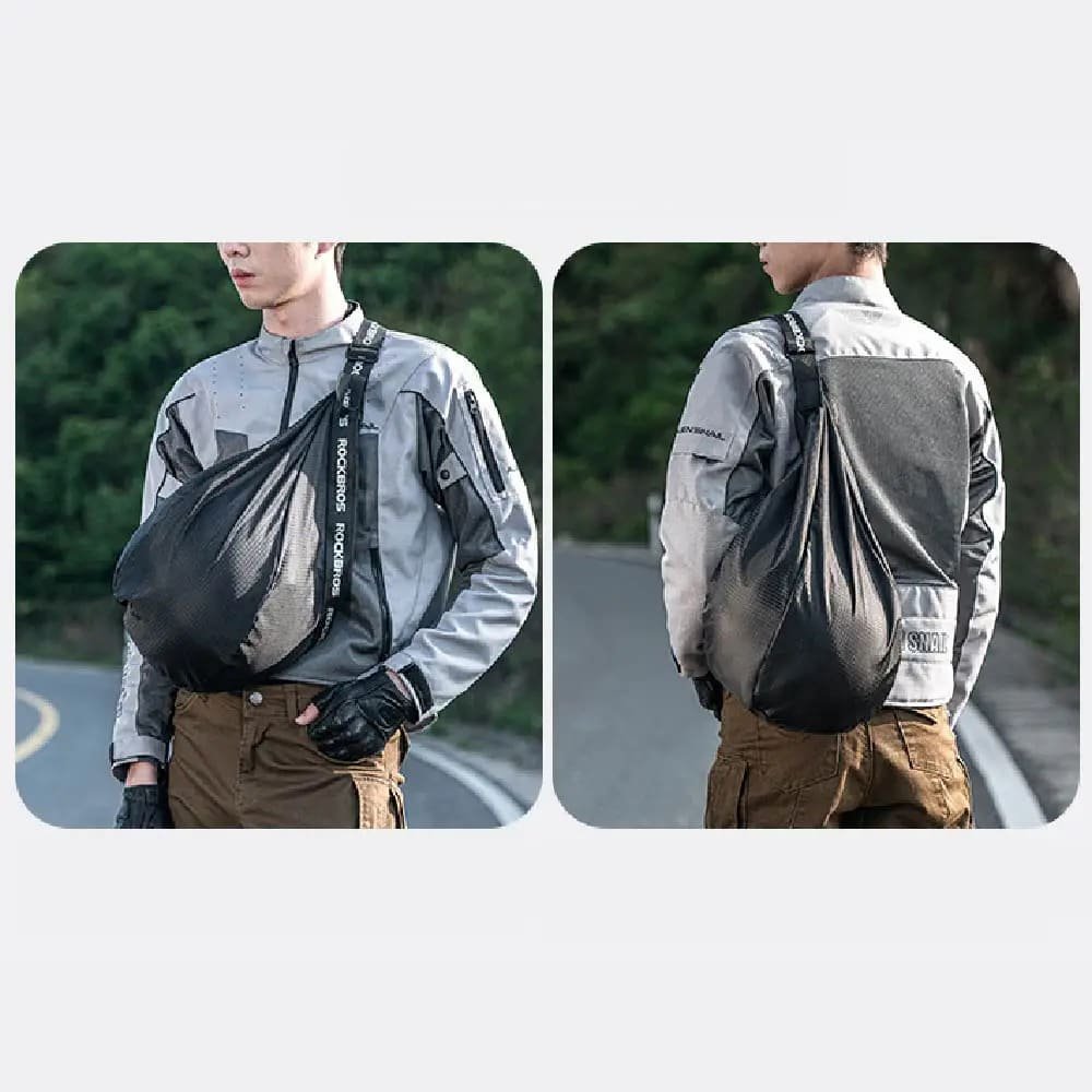 Bolso para casco moto rockbross 6 a 7lts - Imagen 5