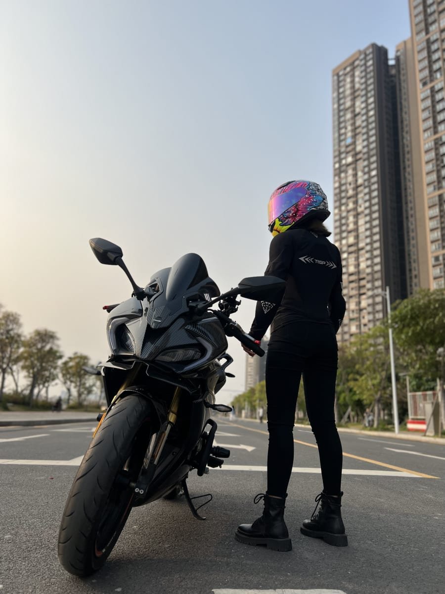 Chaqueta para moto mujer con protecciones tiger racing tr-h5s - Imagen 4