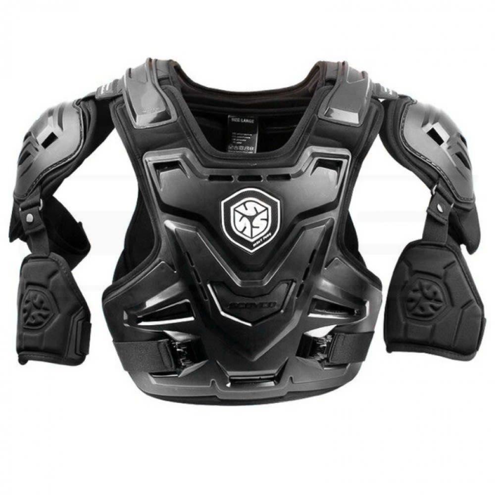 Jofa Para Moto Scoyco Am07 Motocross Enduro Dh Negra