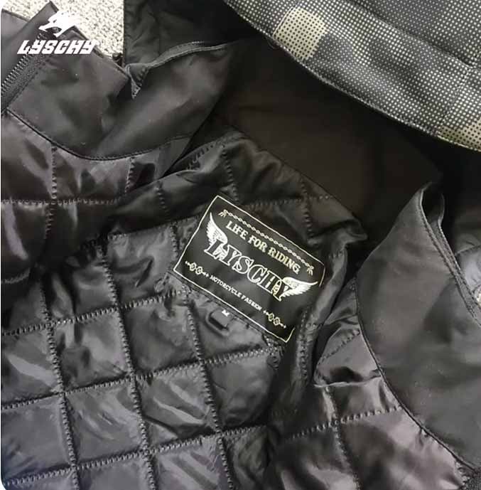 Chaqueta para moto lyschy LY-809 urbana con protecciones multi estacion - Imagen 7
