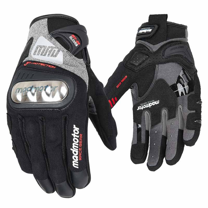 Guantes para moto madmotor mt28 protecciones touch