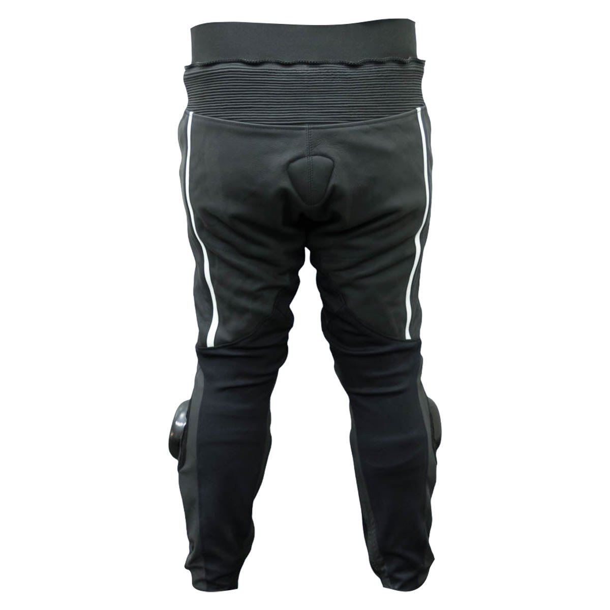 Pantalon moto armad gear steel cuero racing con sliders - Imagen 6