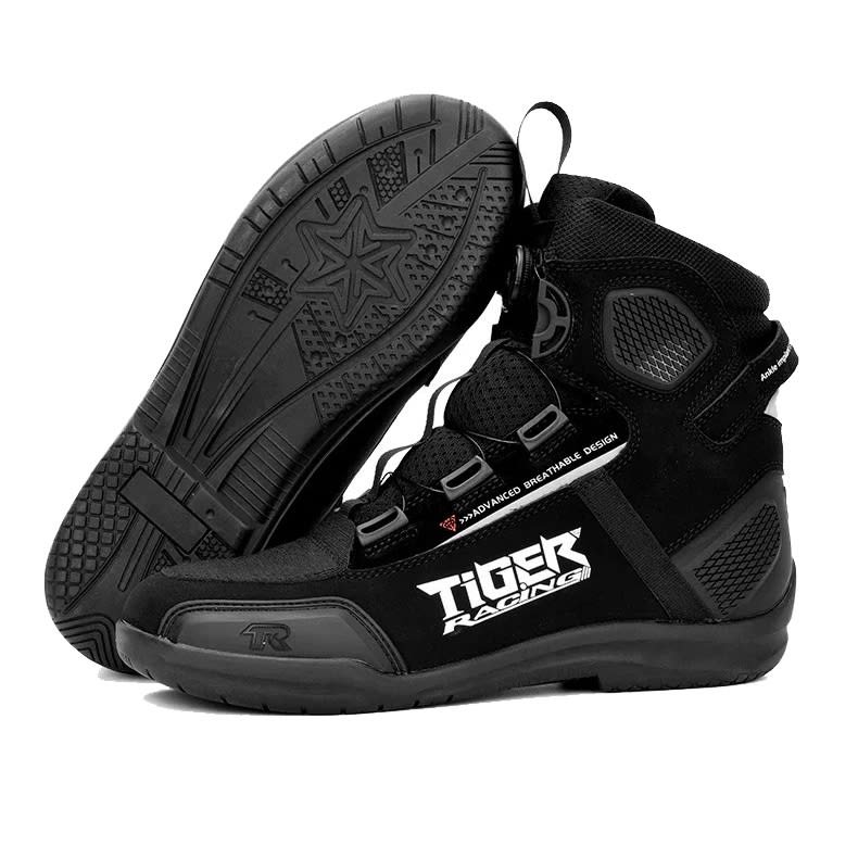 Botas Para Moto tiger racing r1 con caña urbanas - Imagen 4