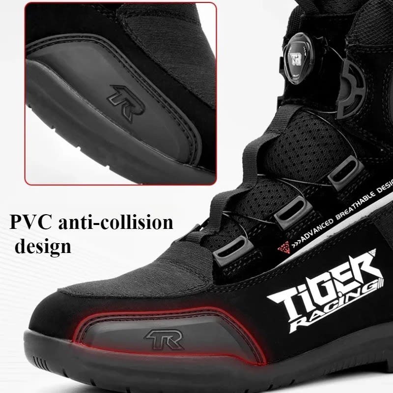 Botas Para Moto tiger racing r1 con caña urbanas - Imagen 6
