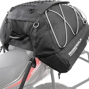 Bolso de cola para moto Rhinowalk MT3550 expandible de 35 a 50 litros impermeable