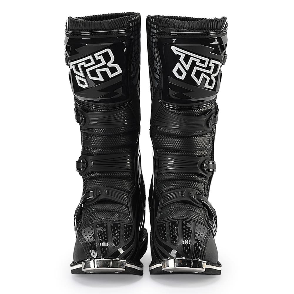 Botas para moto tiger racing tr-E001 negro motocross enduro - Imagen 6