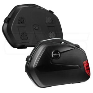 MALETAS LATERALES MOTO 4RS V35 CARBON CON LUZ LED 44LITROS
