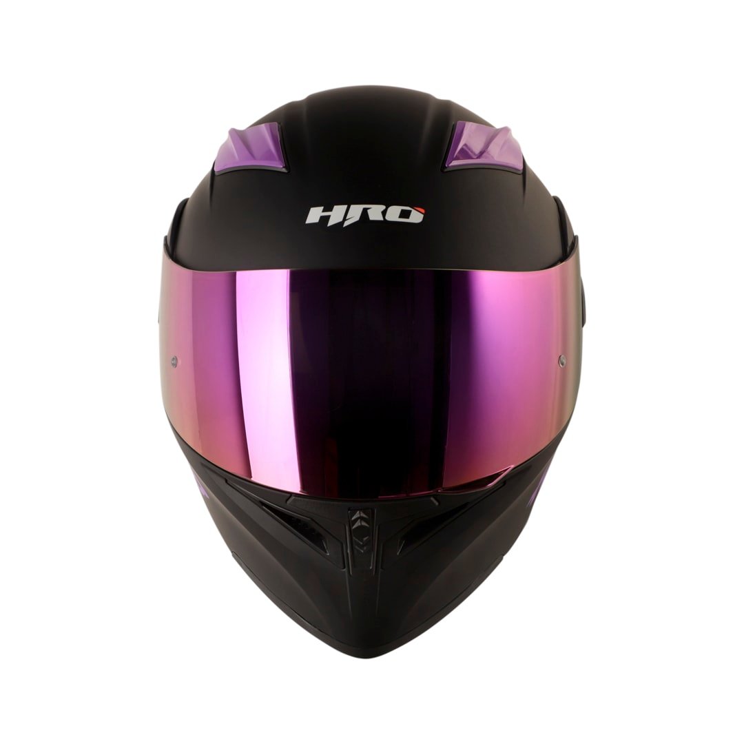 Casco Moto Hro 3400dv solid ng mate mr Abatible Sun Visor Certificación Dot - Imagen 3