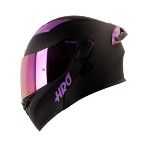 Casco Moto Hro 3400dv solid ng mate mr Abatible Sun Visor Certificación Dot