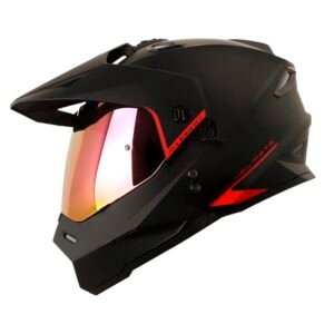 Casco moto hro mx-330dv solid ng mate rj multipropósito