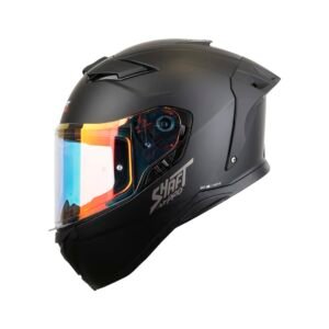 Casco moto shaft pro 606sp solid ng rj integral con sun visor (VSV)