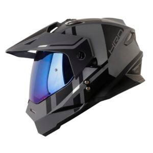 Casco moto hro mx-330dv dry gr ng multipropósito