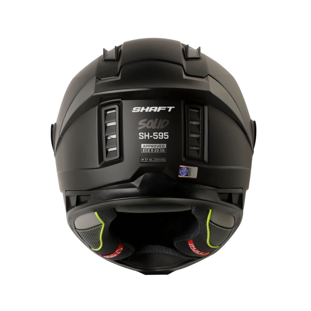 Casco moto shaft 595 solid ng rj integral (SV) - Imagen 3