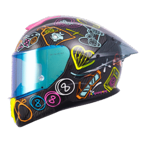 Casco moto Shaft pro 620c evo carbon 888 AGUDELO edición limitada (VSV)