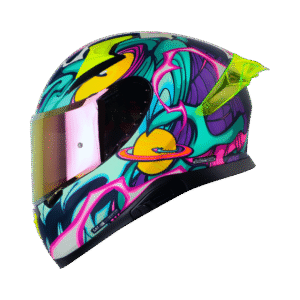 Casco moto shaft pro 612dv the abisal az mr integral con sun visor (V/SV)