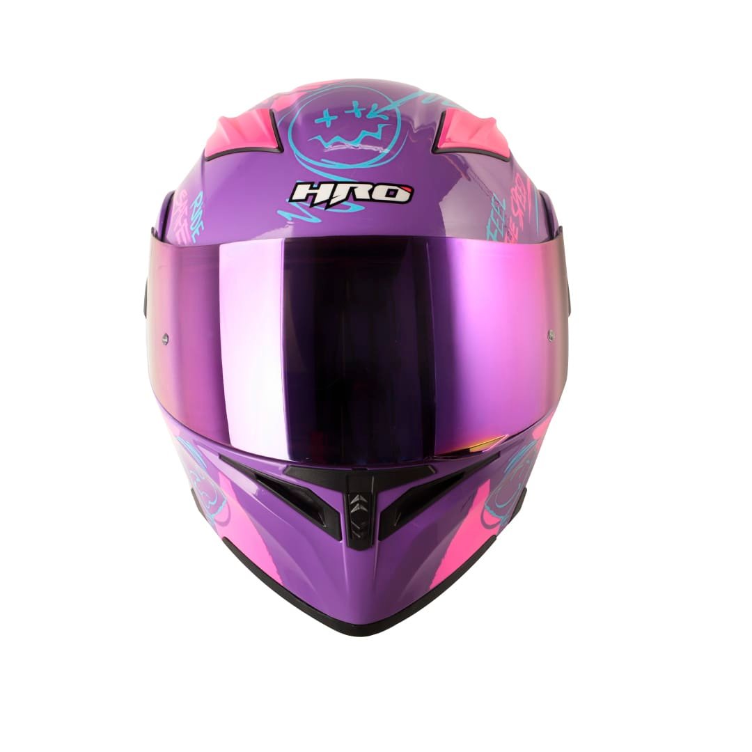 Casco Moto Hro 3400dv razor mr fc Abatible Sun Visor Certificación Dot - Imagen 3
