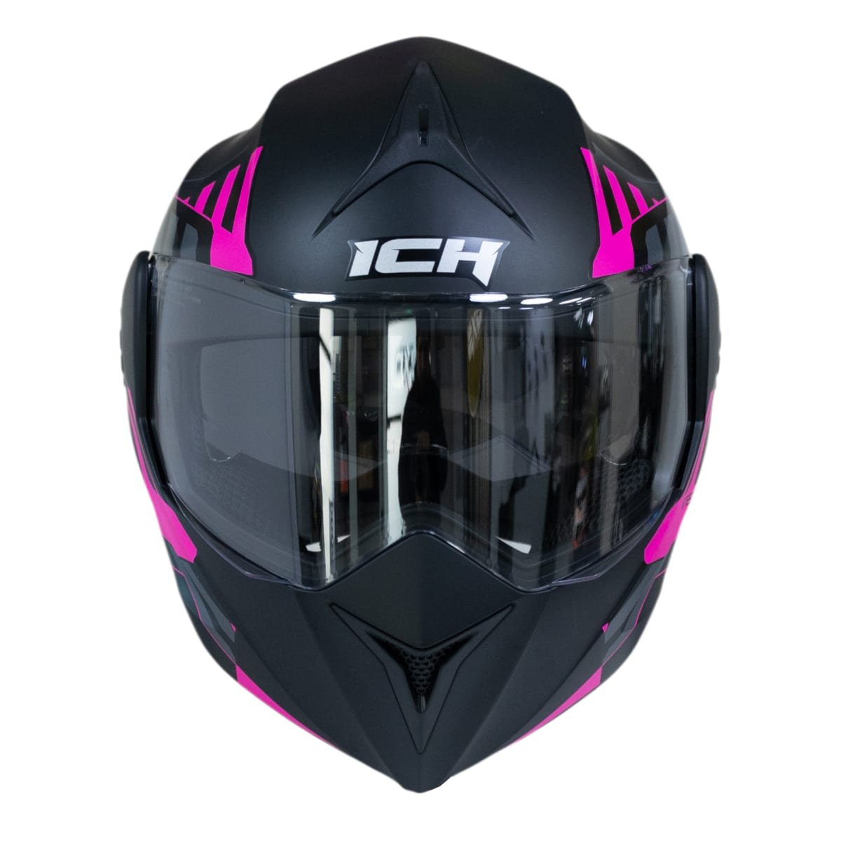 Casco moto ich 3110 cicu fc abatible con sun visor certificación dot 3cv - Imagen 6