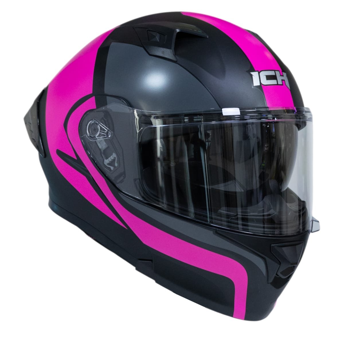 Casco moto ich 3120 further mate fc abatible con sun visor certificación dot 3cv - Imagen 5