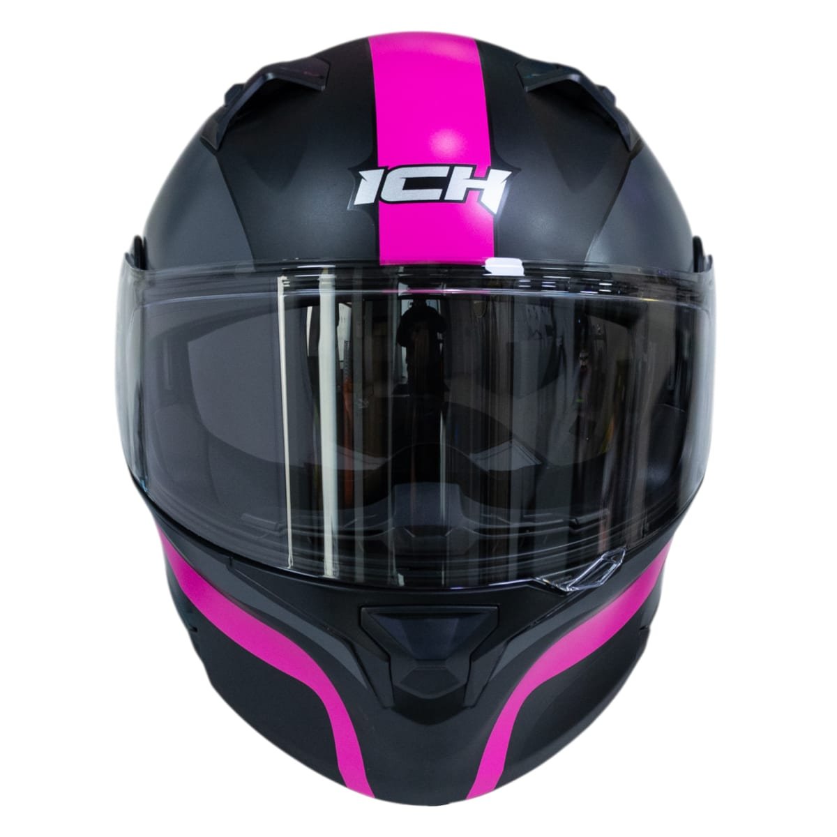 Casco moto ich 3120 further mate fc abatible con sun visor certificación dot 3cv - Imagen 3