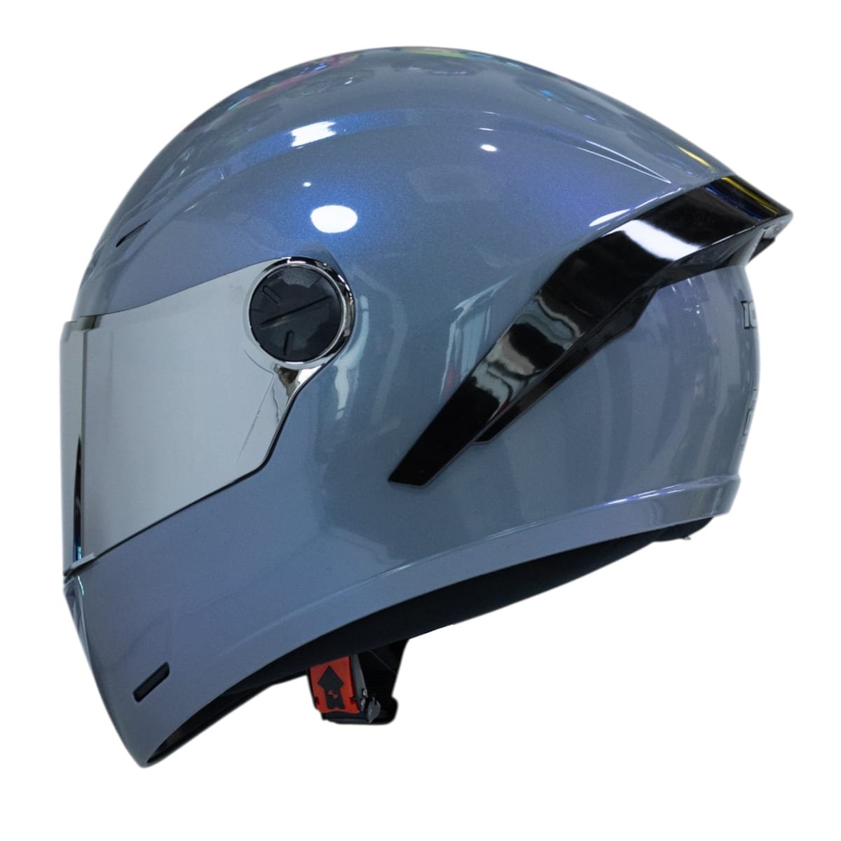 Casco moto ich 501sp camaleon gris integral certificación dot qr - Imagen 4