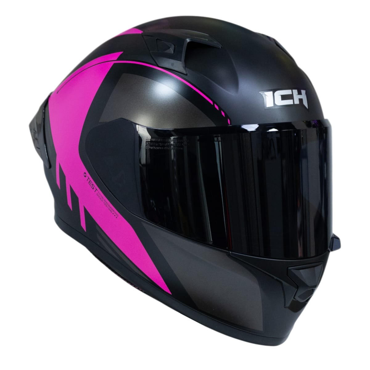 Casco moto ich 503 duko mate fc sm integral certificación dot qr - Imagen 4