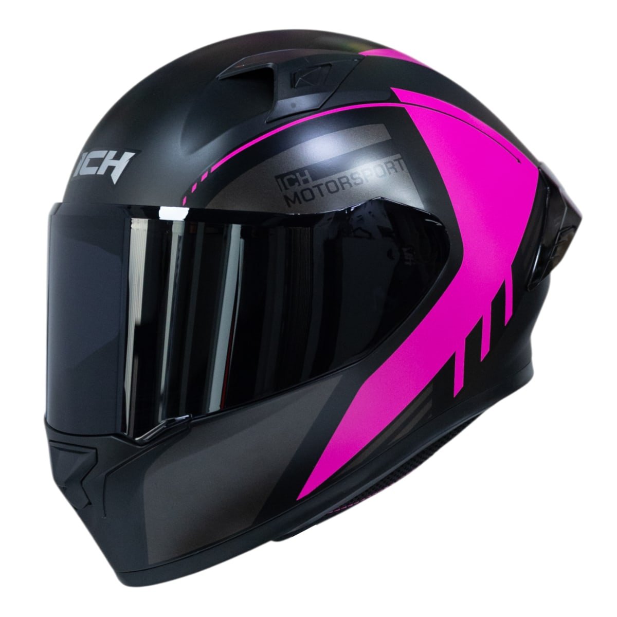 Casco moto ich 503 duko mate fc sm integral certificación dot qr - Imagen 3