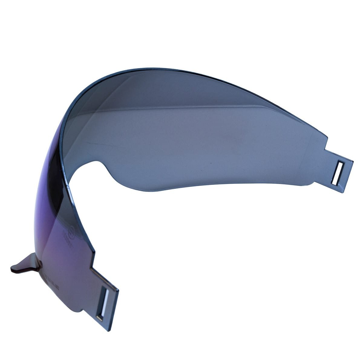 Repuesto de sun visor para casco shaft 225 pilot y faseed 726x iridium blue