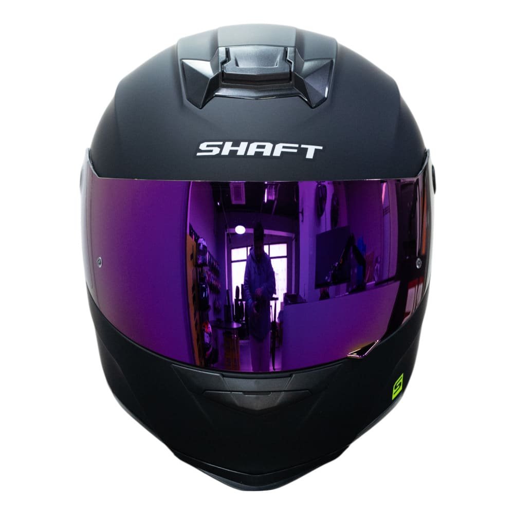 casco moto shaft 502sp solid ng rosa integral normal dot acreditado - Imagen 3