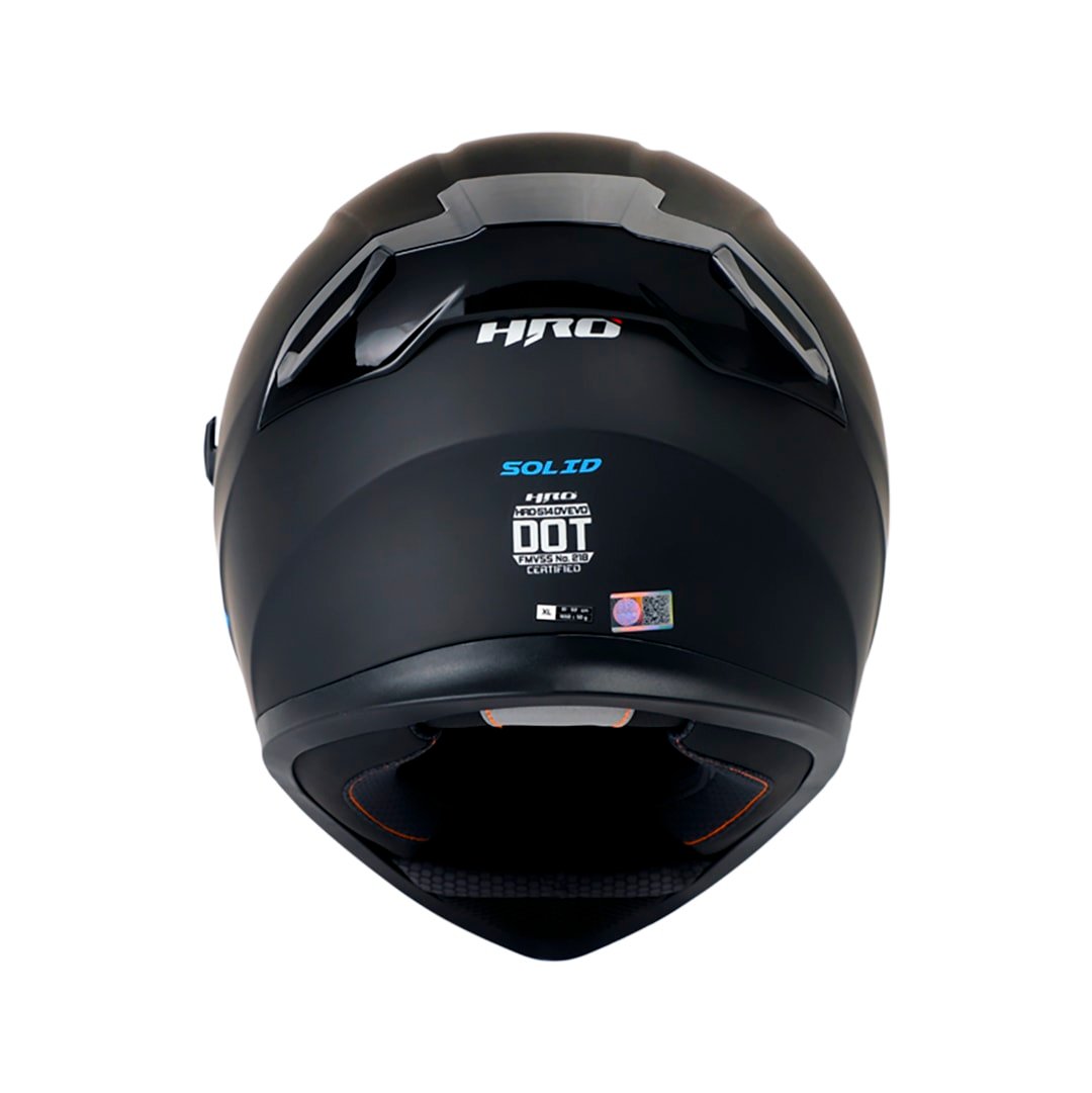 Casco moto hro 514dv solid ng az integral - Imagen 5