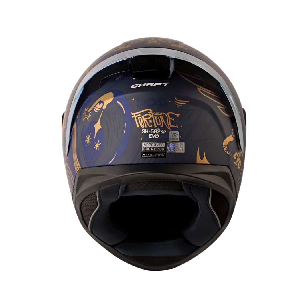 Casco moto shaft 582sp fortune az.os do integral (V/SV) - Imagen 5
