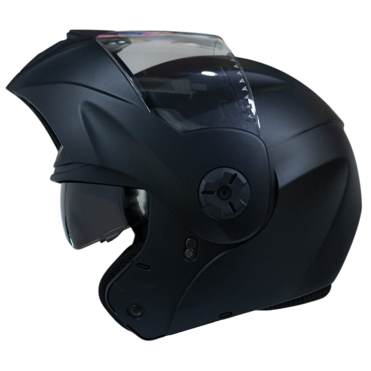Casco moto ich 3110 junior solid ng mate abatible con sun visor certificación dot - Imagen 4