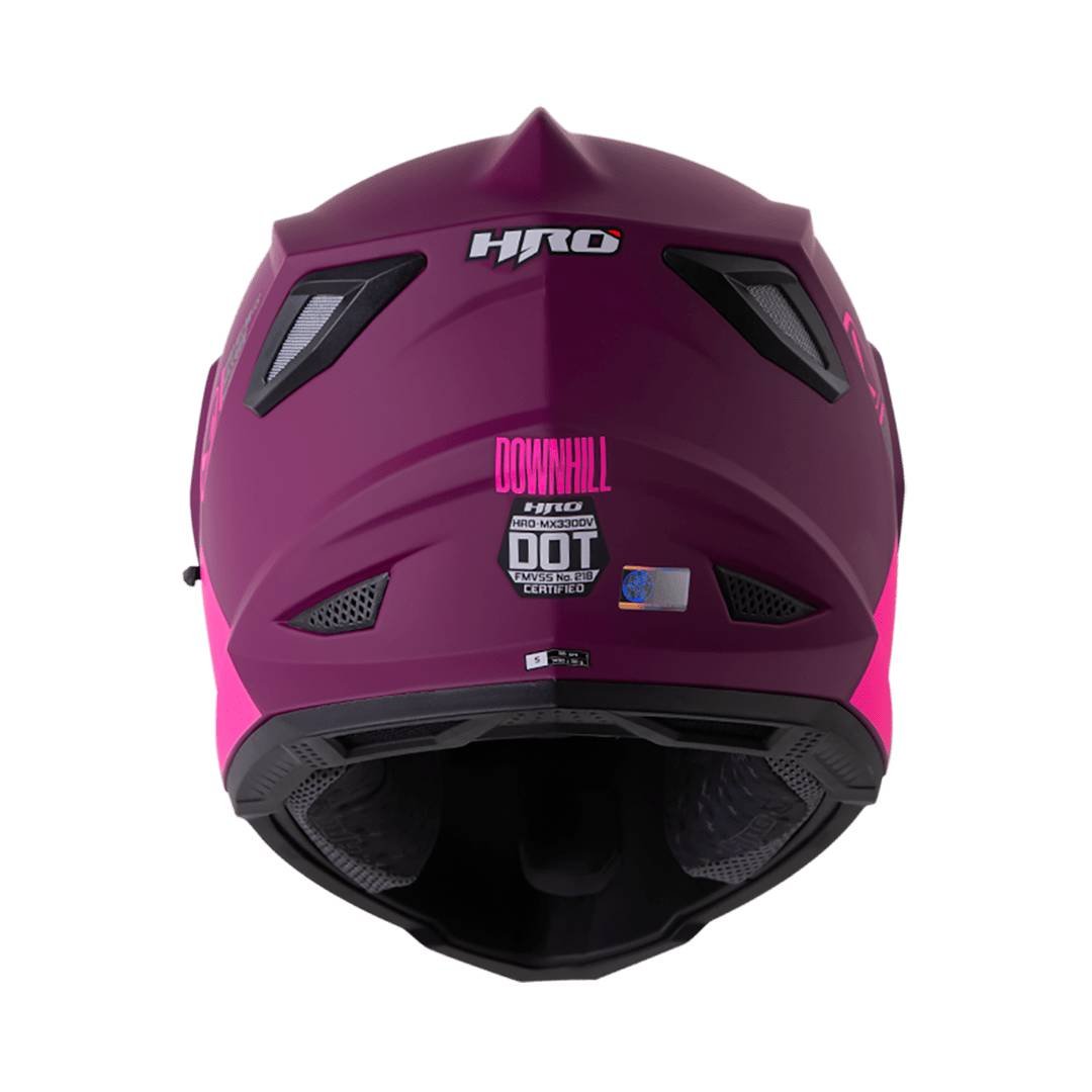 Casco moto hro mx-330dv downhill mr.os fc multiproposito - Imagen 3