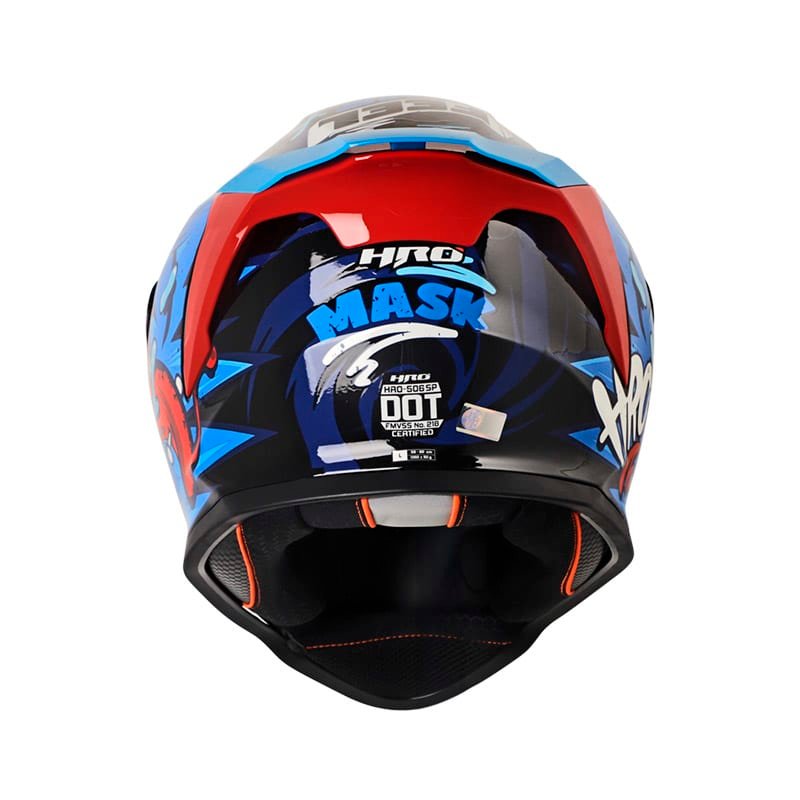 Casco moto hro 506 mask ng az integral norma DOT - Imagen 3