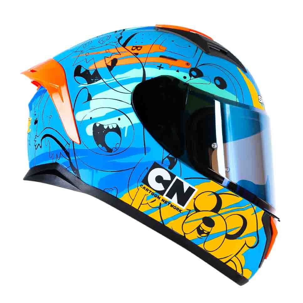 Casco moto shaft 582sp evo adventure time az integral edicion limitada cartoon network - Imagen 4