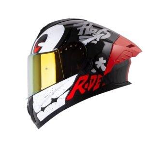 Casco moto hro 3480dv letter face gr.os sl abatible con sun visor dot