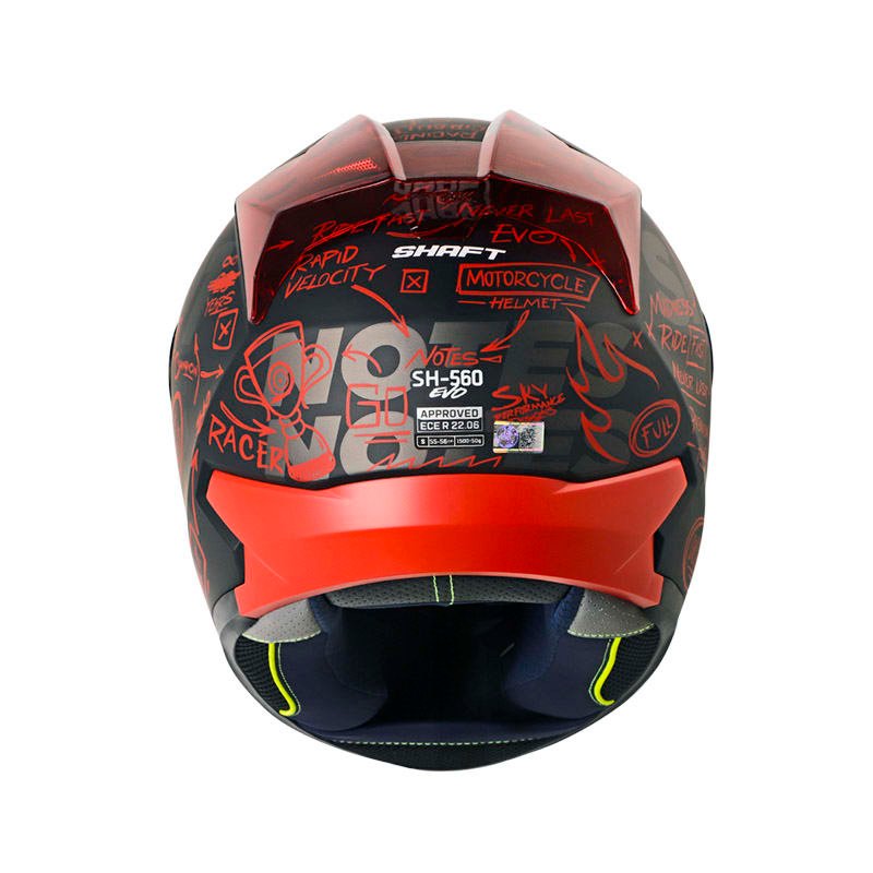 Casco moto shaft 560 evo notes ng rj integral - Imagen 3
