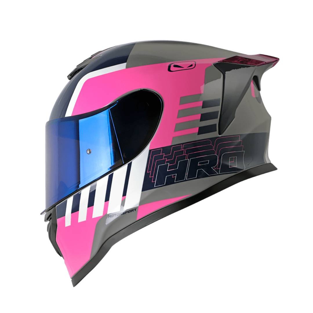 -0% Casco moto hro 506 crudo gr fc integral norma DOT
