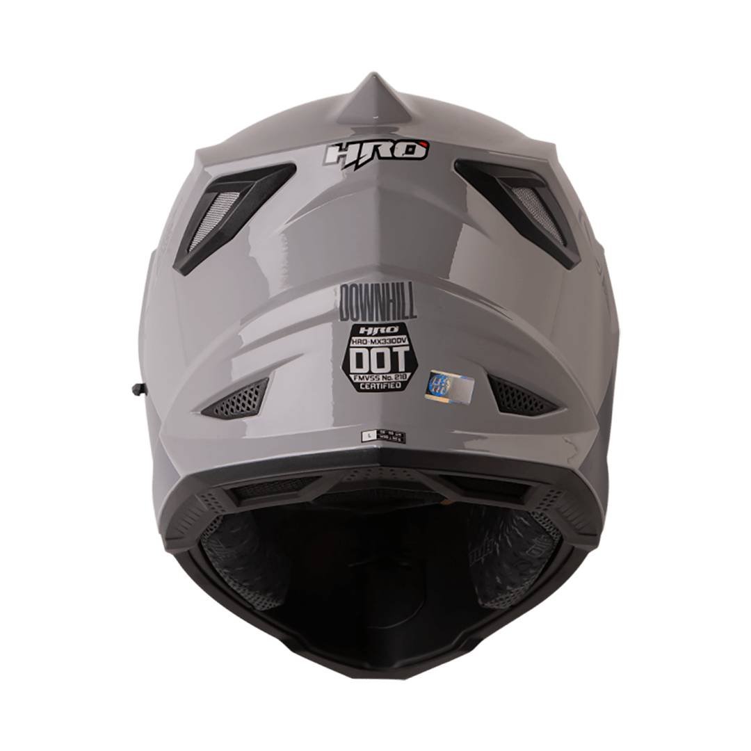 Casco moto hro mx-330dv downhill gr gr multiproposito - Imagen 3