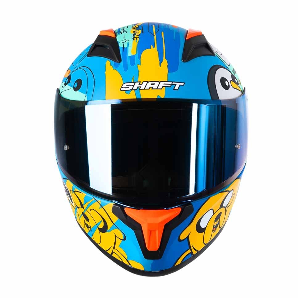 Casco moto shaft 582sp evo adventure time az integral edicion limitada cartoon network - Imagen 3