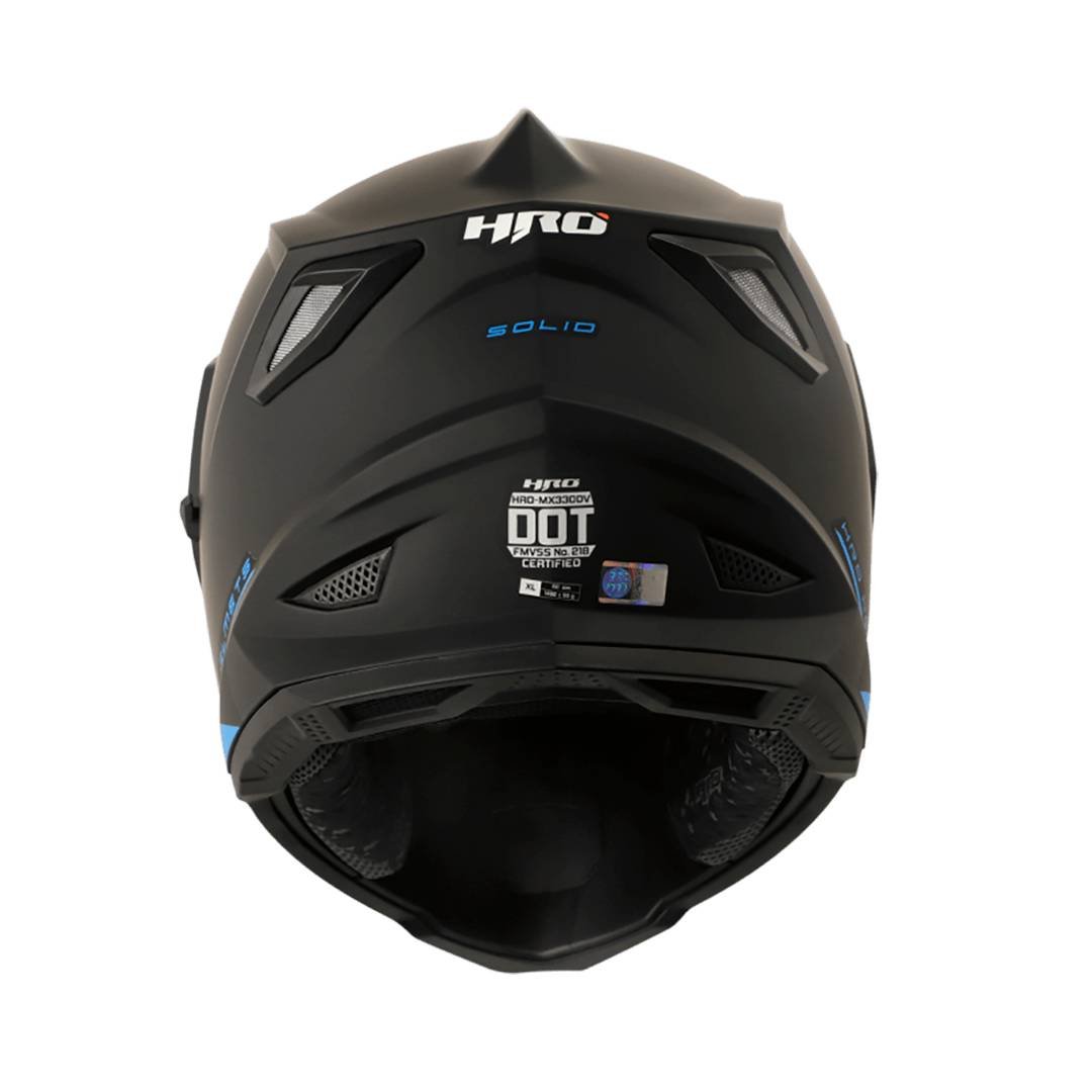 Casco moto hro mx-330dv solid ng fc multiproposito - Imagen 3