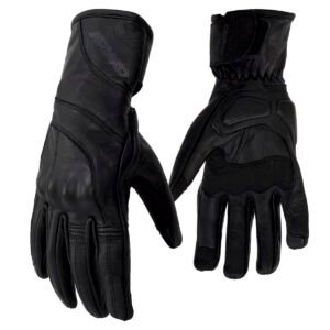 Guantes para moto armad gear elisa cuero para mujer touch