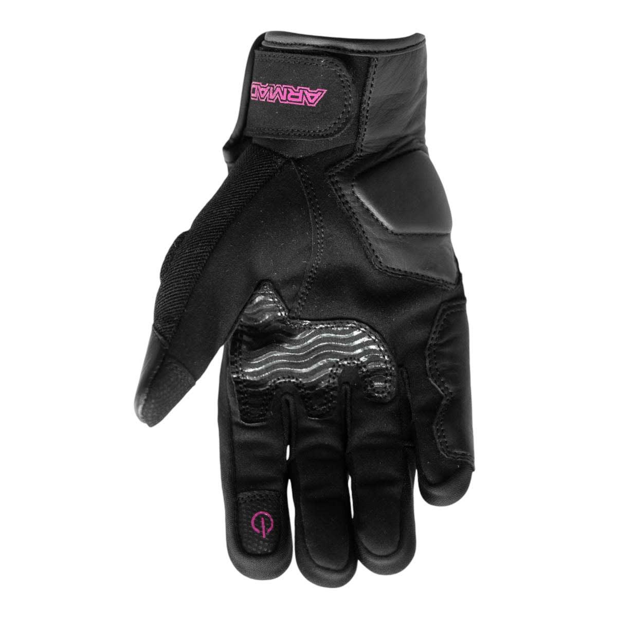 Guantes Para Moto Armad Gear Orana Mujer Touch protecciones - Imagen 3