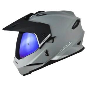Casco moto hro mx-330dv solid gr multiproposito