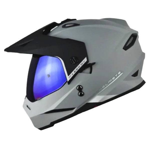 Casco moto hro mx-330dv solid gr multiproposito