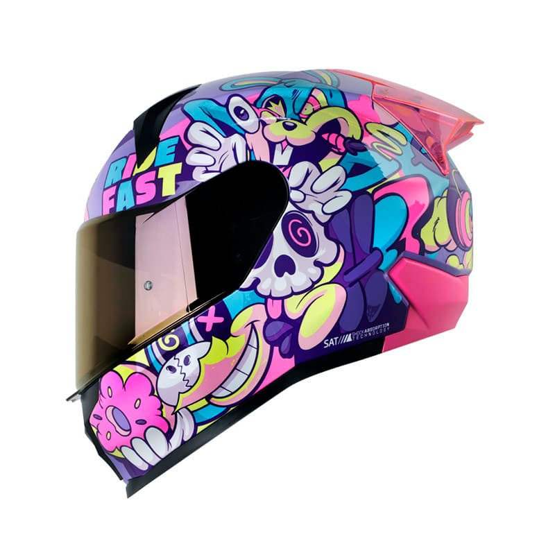 Casco moto shaft 560 evo melo mr.cl fc integral