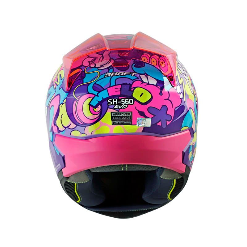 Casco moto shaft 560 evo melo mr.cl fc integral - Imagen 3