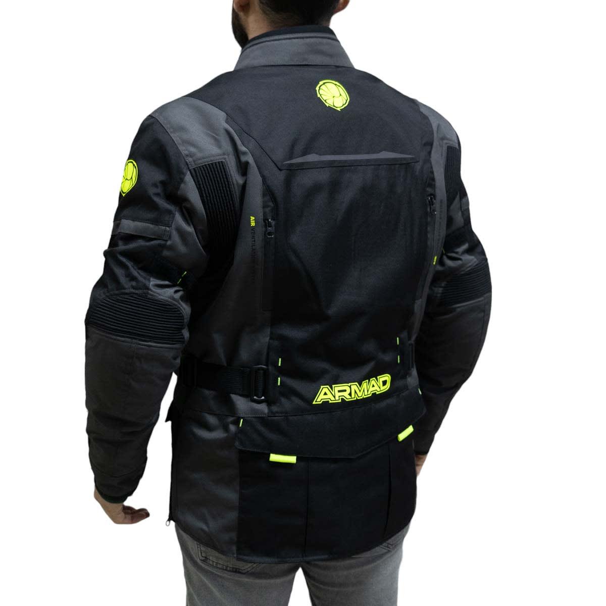 Chaqueta para moto armad gear roxy impermable - Imagen 4