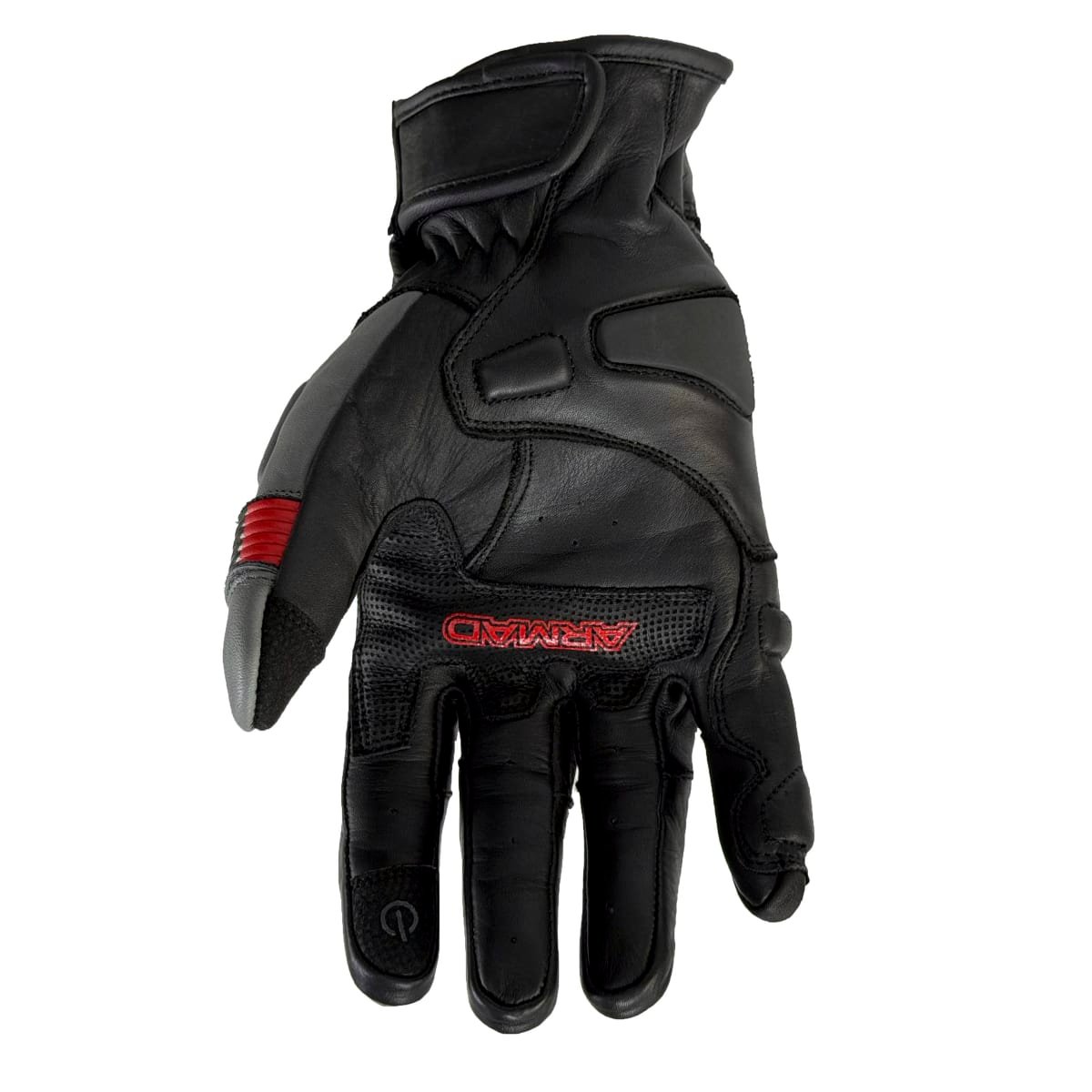 Guantes Para Moto Armad Gear Hiver cuero Touch Protecciones - Imagen 3