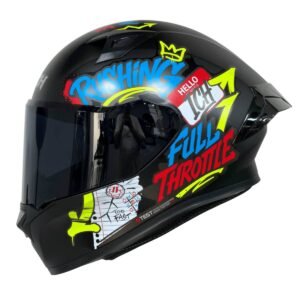 Casco moto ich 503 scraps integral certificación dot qr
