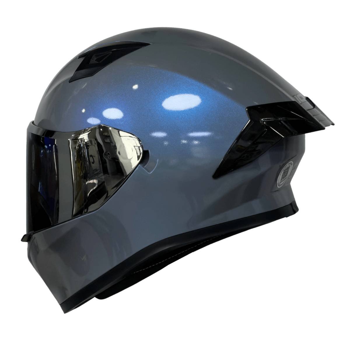 Casco moto ich 503 solid camaleon gr integral certificación dot qr - Imagen 3
